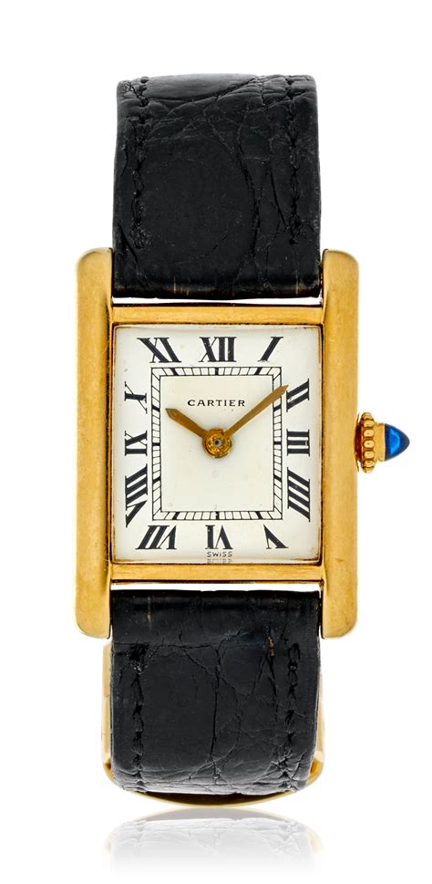 vintage cartier tank watch women's.